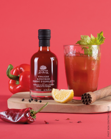 Pepper & Espelette Pepper Vinegar - 200ml