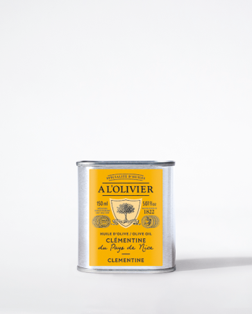 HUILE D'OLIVE INFUSÉE A LA CLEMENTINE DU PAYS DE NICE - 150ML