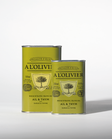 GARLIC & THYME INFUSED OLIVE OIL - 250ML