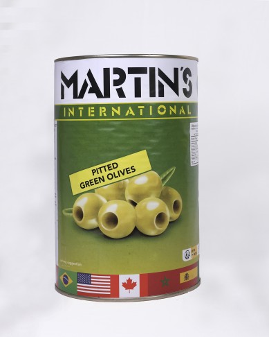 Pitted Green Olives - 4.2 kg Box