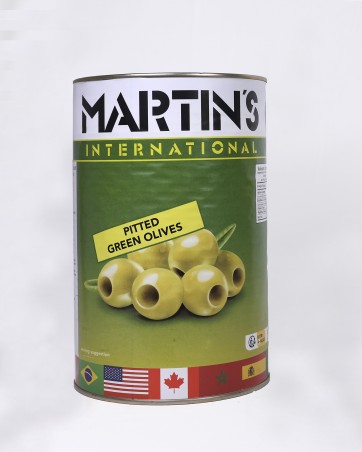 Pitted Green Olives - 4.2 kg Box
