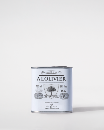 HUILE D'OLIVE INFUSÉE À L'AIL DE FRANCE - 150ML