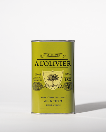 GARLIC & THYME INFUSED OLIVE OIL - 500ML