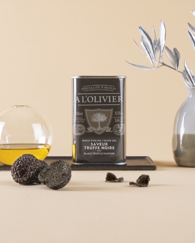 HUILE D'OLIVE INFUSÉE SAVEUR TRUFFE NOIRE - 250ML