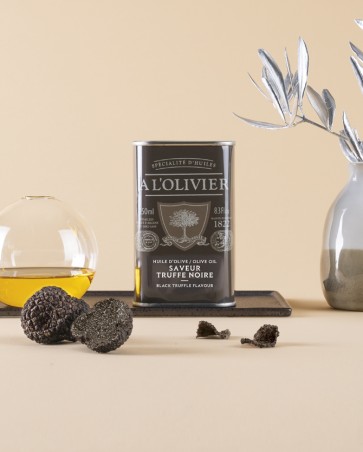 HUILE D'OLIVE INFUSÉE SAVEUR TRUFFE NOIRE - 250ML