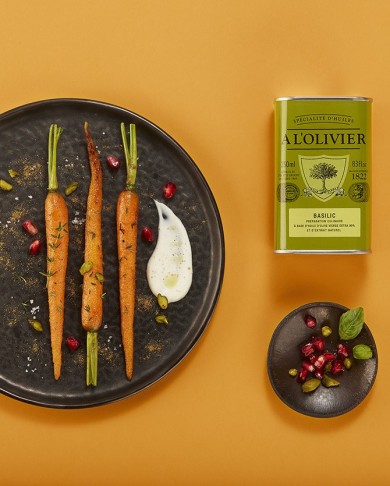 HUILE D'OLI INFUSÉE AU BASILIC - 250ML