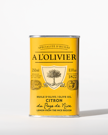 LEMON-INFUSED OLIVE OIL FROM THE COUNTRY OF NICE - 250ML