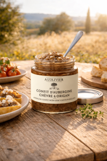 120g jar of eggplant, goat cheese, and oregano spread