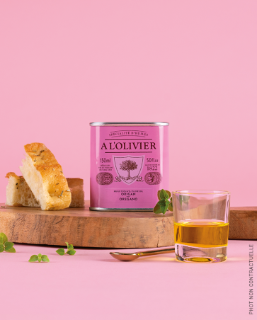HUILE D'OLIVE INFUSÉE À L'ORIGAN - 150ML