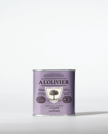 HUILE D'OLIVE INFUSÉE À LA LAVANDE - 150ML